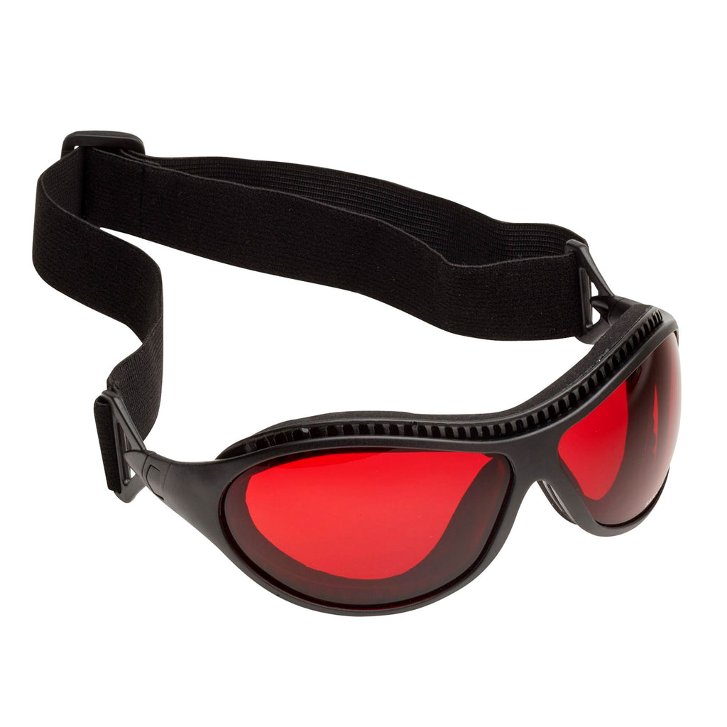 Red Sleep Savior Blue Light Glasses with Strap Unisex SafetyBlue™