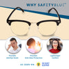 3G Blue Light Blocking Browline Computer Eyewear