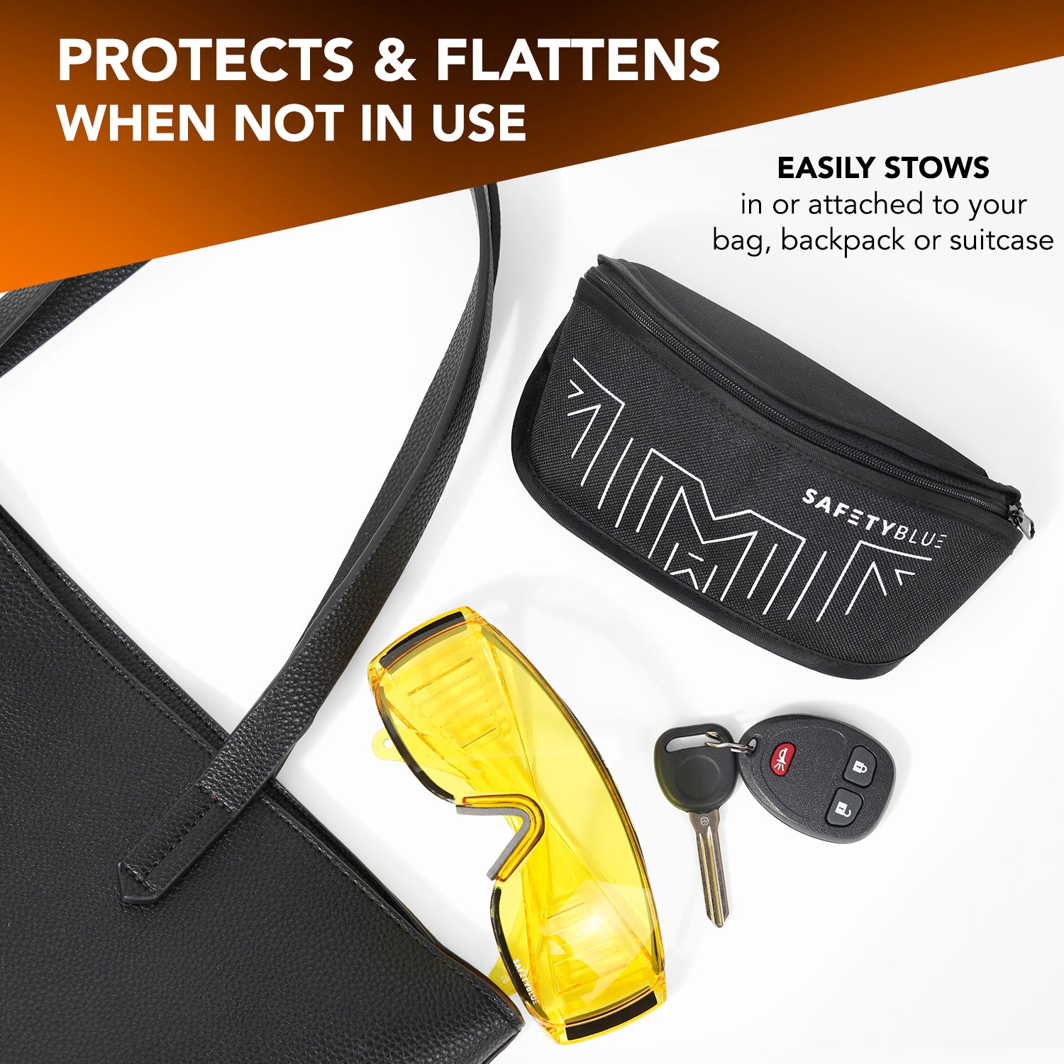 XL Portable Soft Zipper Travel Pouch Carrying Case