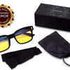 Screen Savior Retro Yellow Computer Glasses (Unisex)