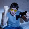 Screen Savior Retro Yellow Computer Glasses (Unisex)