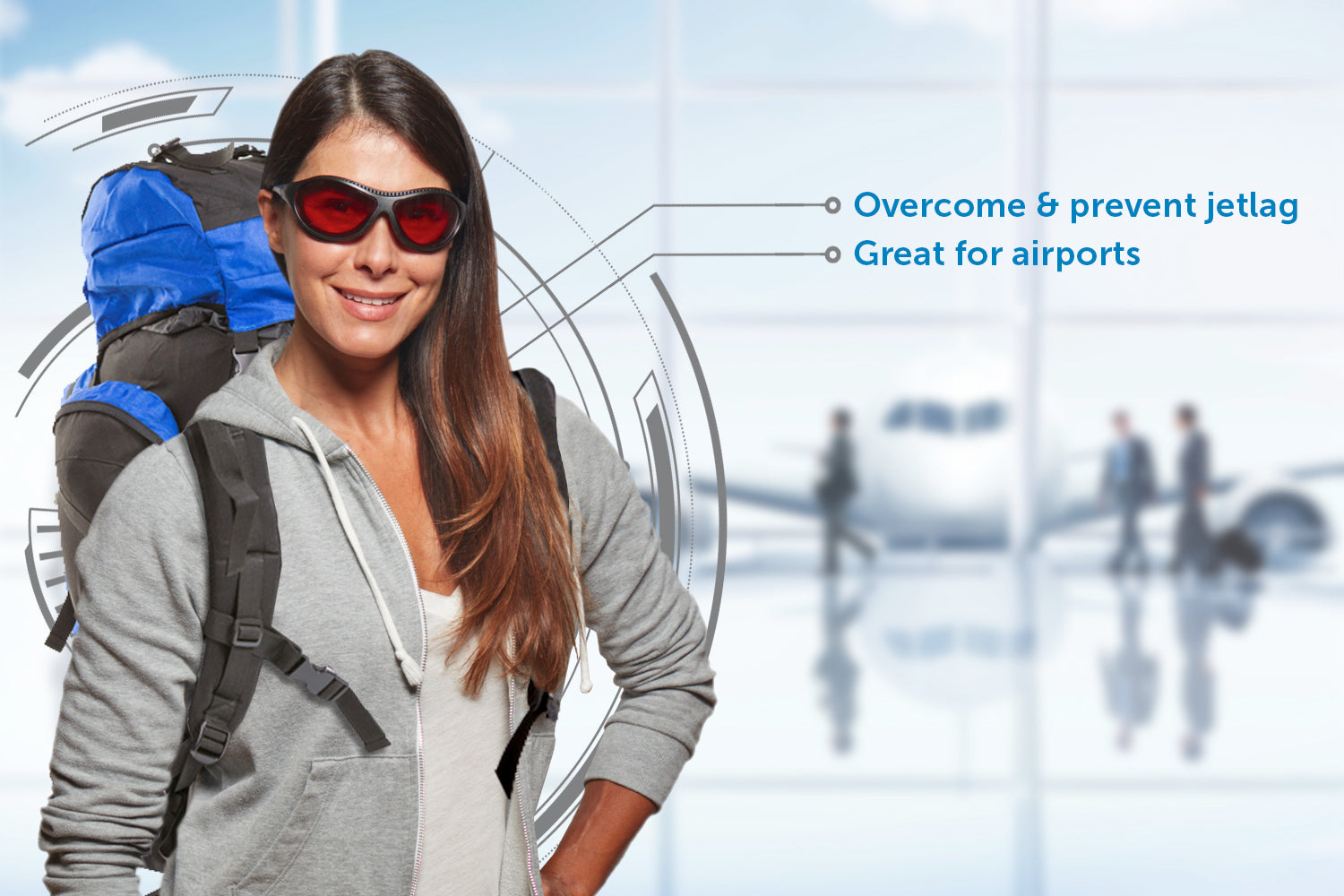 Red Full Frame Sleep Savior Blue Light Glasses Unisex SafetyBlue™